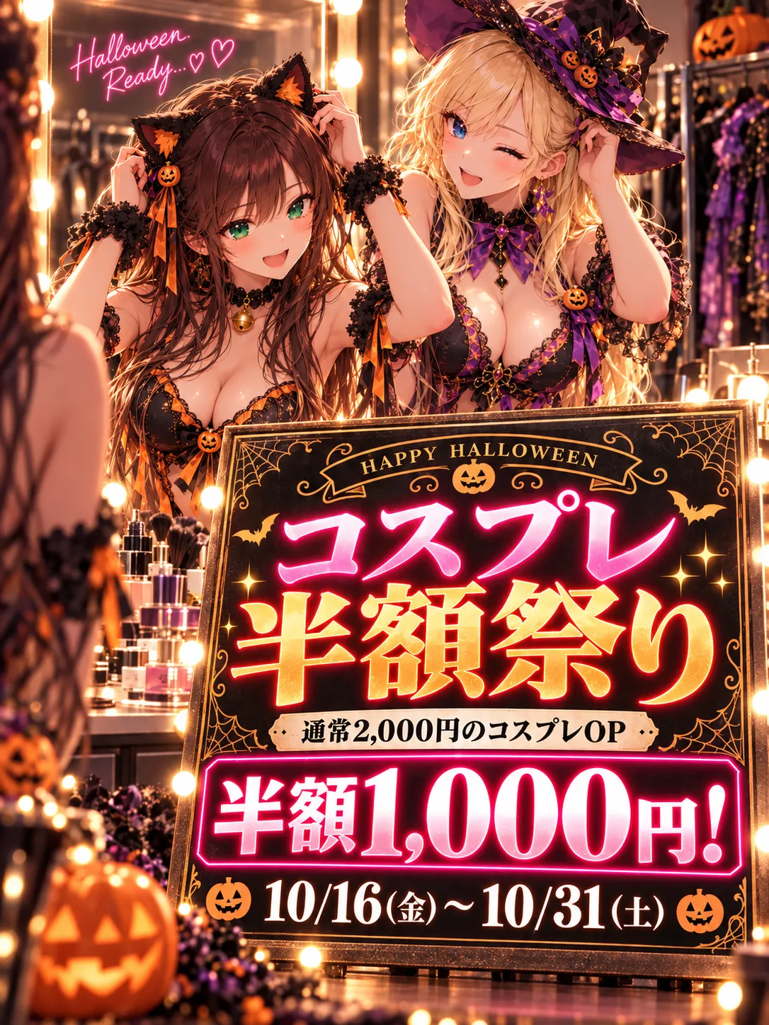 錦糸町手コキ＆オナクラ 世界のあんぷり亭オナクラ＆手コキ　ハッピーハロウィン
